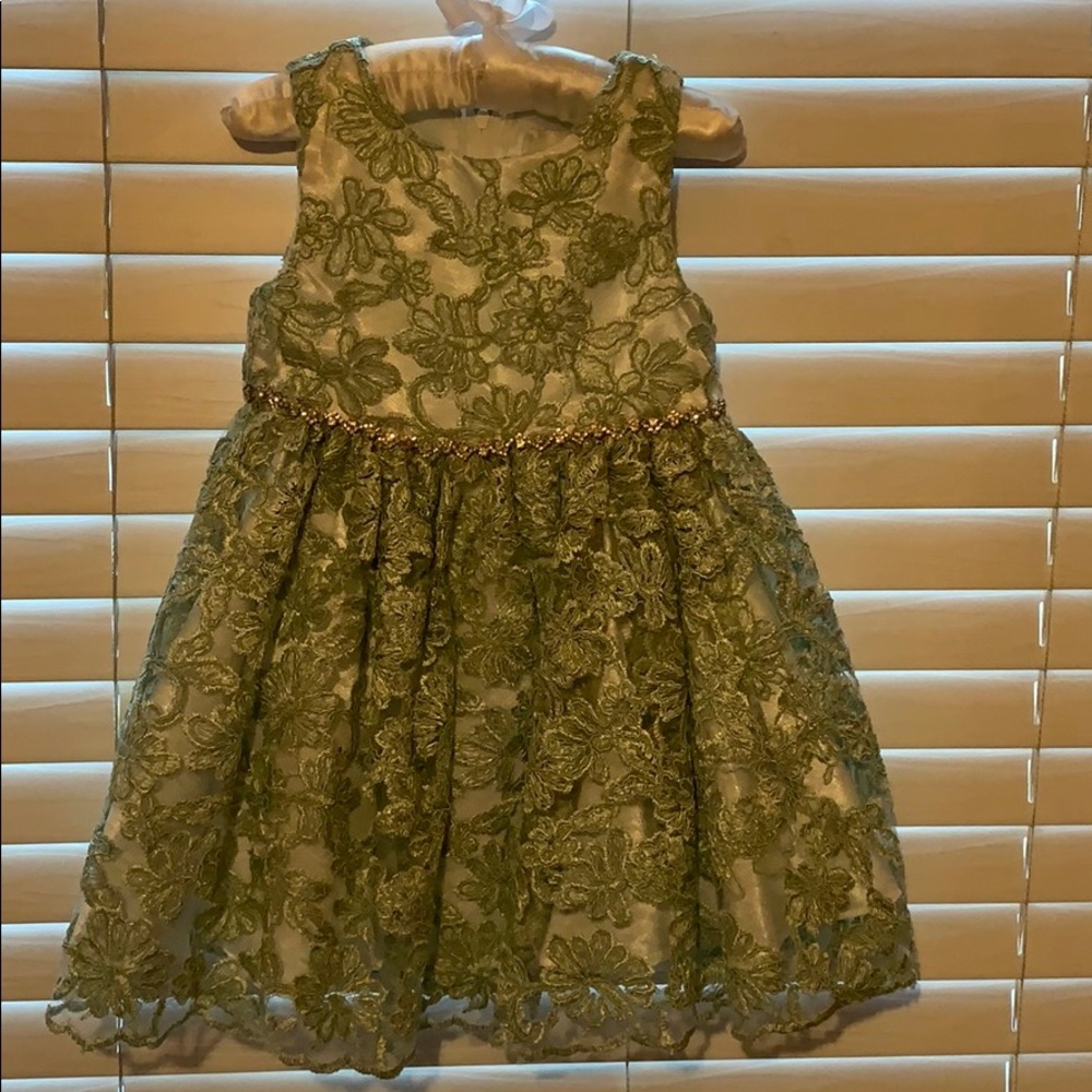 Embroidered and Bejeweled Dress